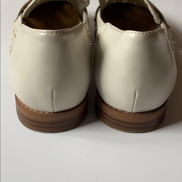NWOT Franco Sarto Beige Woven Loafers - Picture 5 of 6